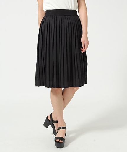 カットプリーツスカート