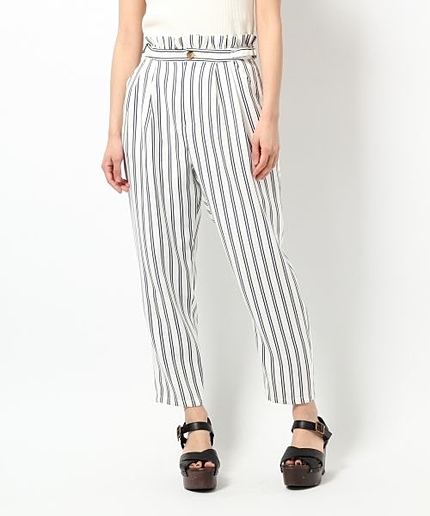 ストライプタックパンツ