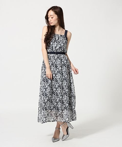 ハナガラNSマキシワンピース