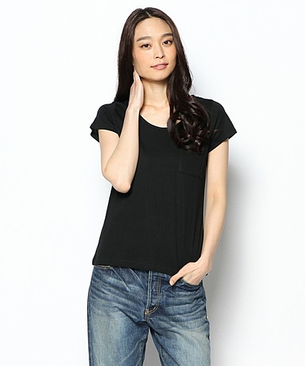 ポケット付Tシャツ