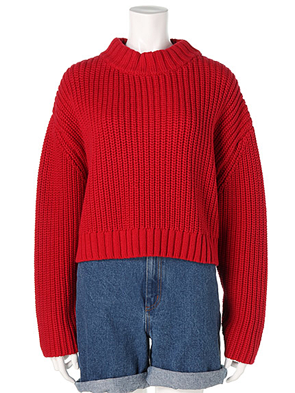 ハイネックニットPO