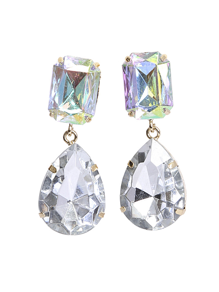 オーロラストーンイヤリング