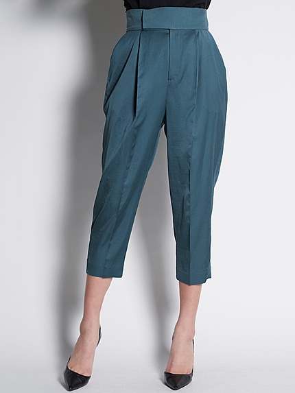 タックサテンパンツ