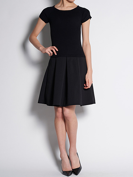 ニットコンビワンピース