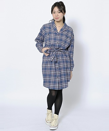 NEL PLAID GOWN