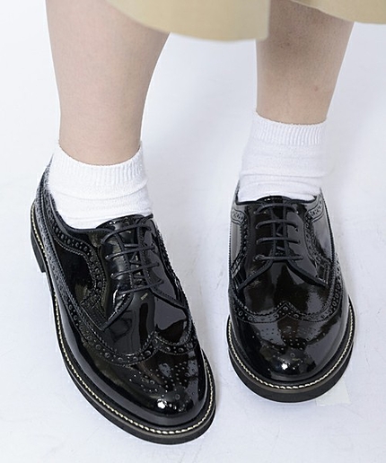 【ViVi10月号掲載】MF HARUTA WING TIP　（ウイングチップ/エナメル素材）