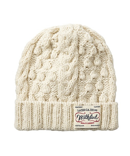 CABLE KNITTED CAP (ニットキャップ/ケーブル編み)