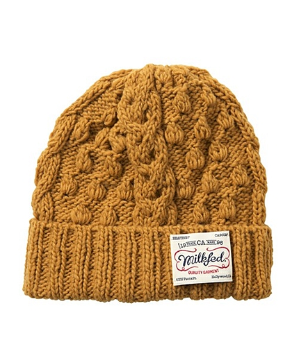 CABLE KNITTED CAP (ニットキャップ/ケーブル編み)