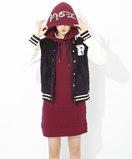 FLUFFY STADIUM JACKET