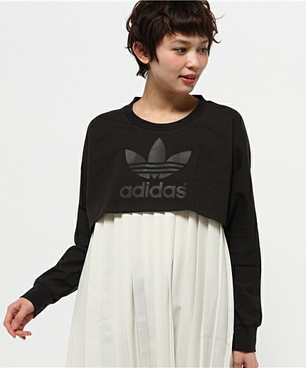 ウィメンズ アディダス リタオラ レントゲン 変形スウェット adidas ORAY SWEATER S23555