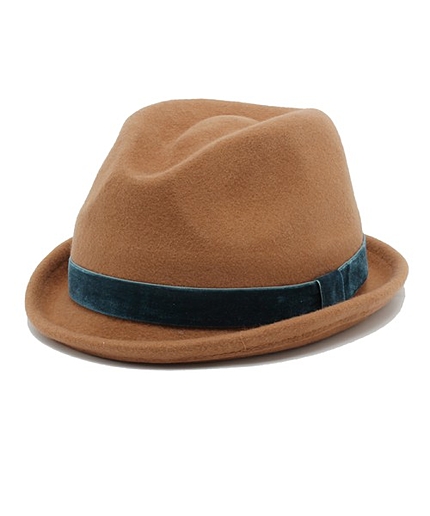 ベロアリボンハット