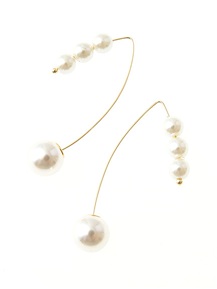 ・パールしずく風ピアス