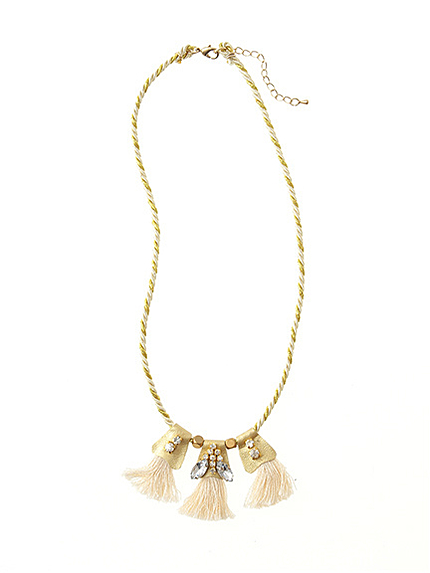 ビジューロープネックレス