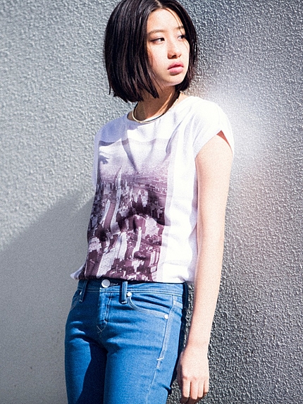 グラフィックコンビTシャツ