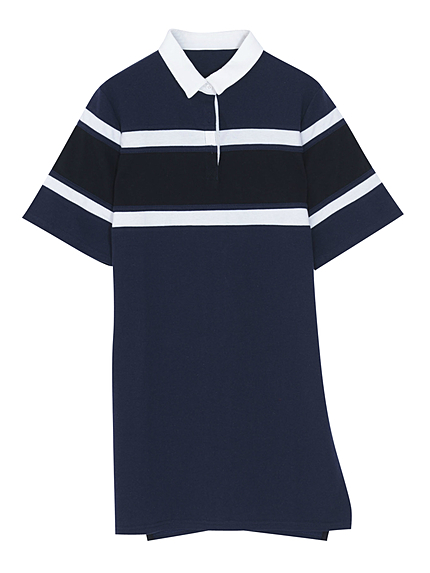 ラガーシャツワンピース