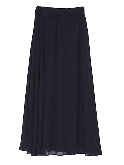 シフォンマキシスカート