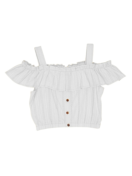 コットンオフショルTOPS