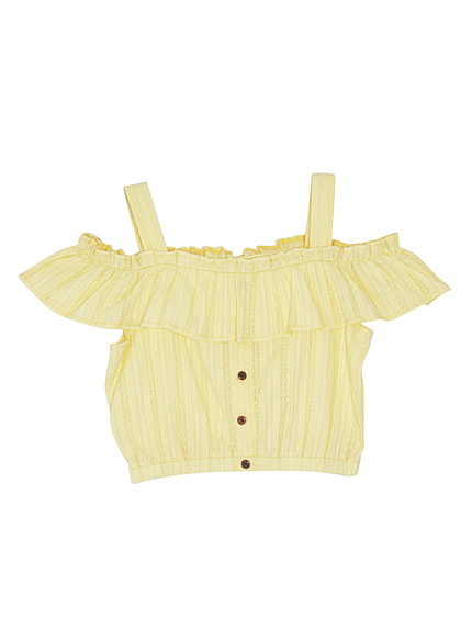 コットンオフショルTOPS