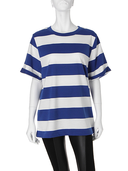 ミデイアムアームボーダースウェットTOPS