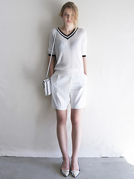 センタータックハーフパンツ