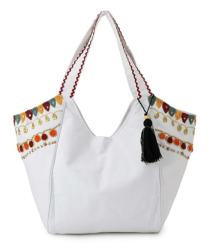 COOCO サイドエンブロイダリートート