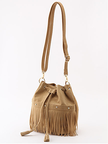 フリンジ巾着BAG