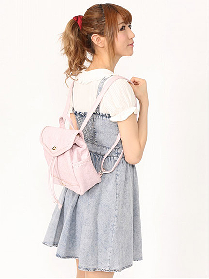 お花キルティングミニリュック