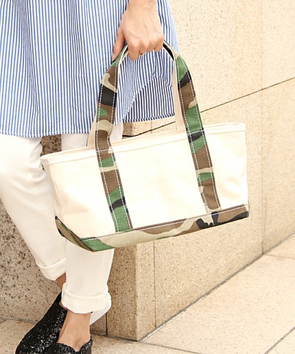 ＜TEMBEA(テンベア)＞ジップ　カモフラ トートバッグ†