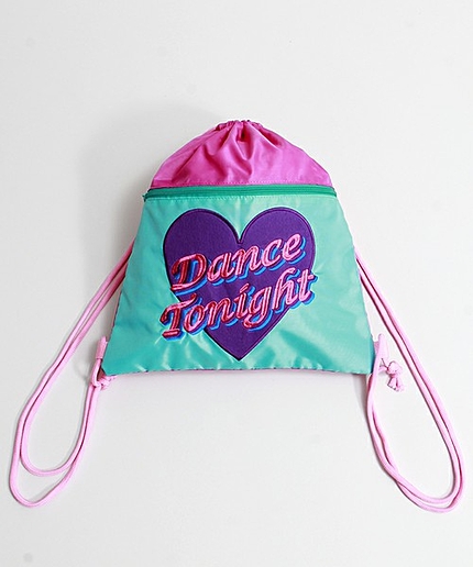 WEGO/ハートワッペンナップサック