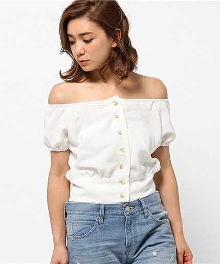 WEGO/オフショルダーブラウス