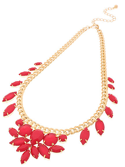 カマイユリーフネックレス