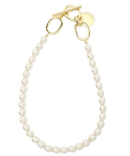 アーモンド パールネックレス