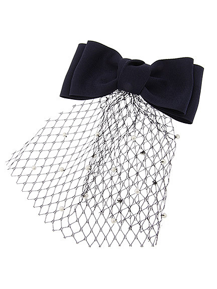 リボンチュールバレッタ