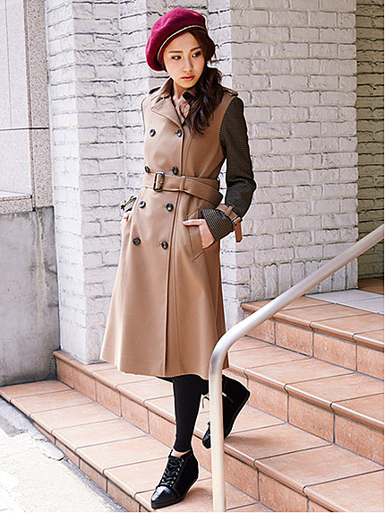 チェーンベレー帽