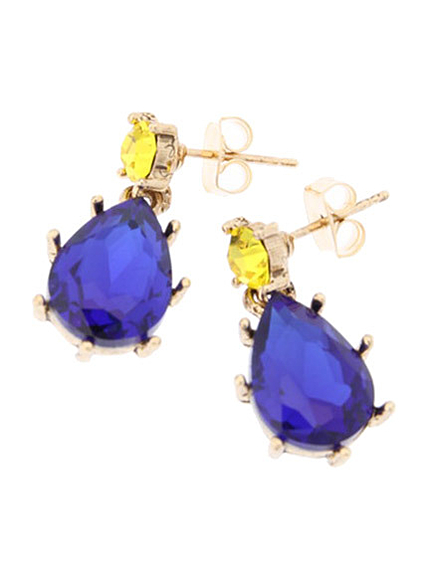 ドロップクラウンピアス