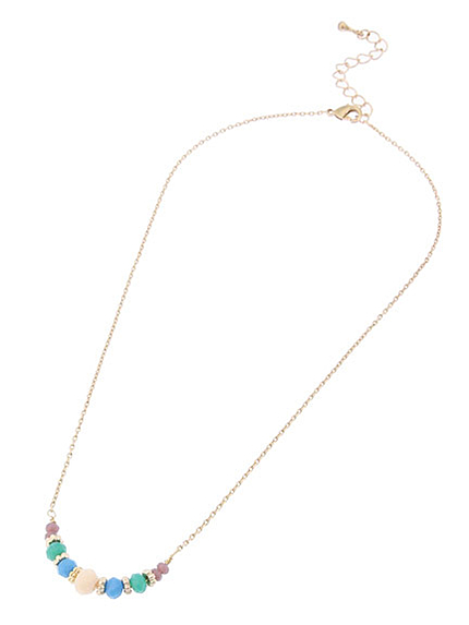 ミニストーンカラーネックレス