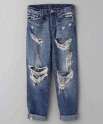 ハードクラッシュテーパードDENIM