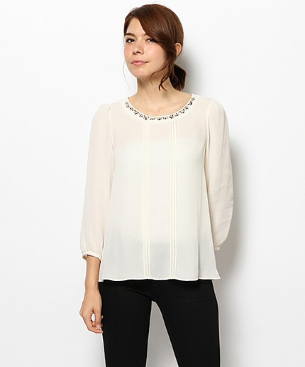 ビジュージョーゼットブラウス