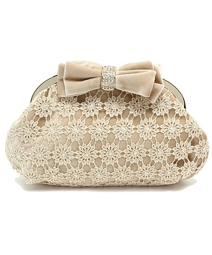 レースボンディングクラッチバッグ