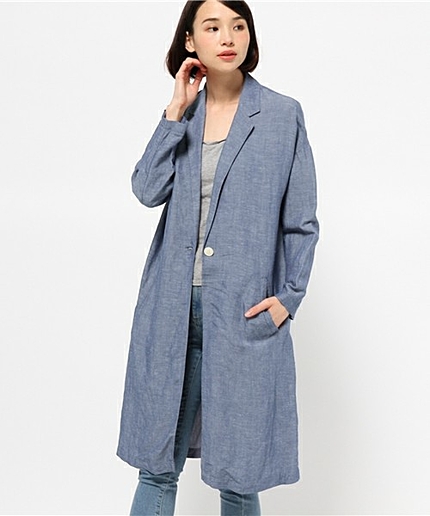 レーヨンリネンガウンコート/AEBC R/LI GOWN CT