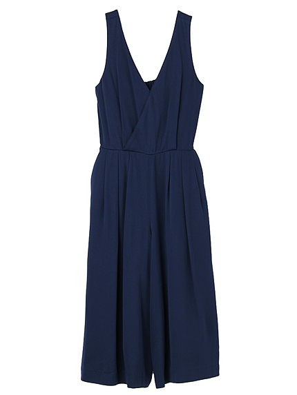 【LUX】 カシュクールガウチョロンパース