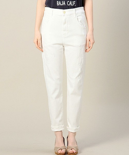 BY MADE GOLD OVERSIZED CROTCH ホワイトデニム