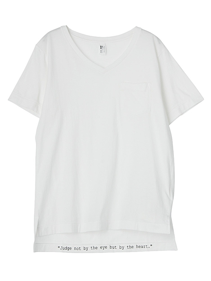 VネックベーシックT