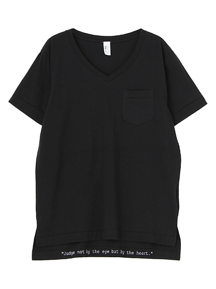 Vネック　ベーシックＴ