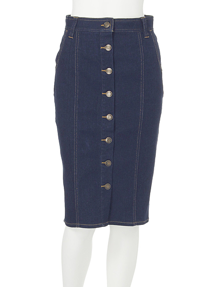 【R】デニムタイトスカート