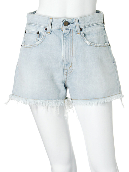 ハイウエストブリーチショートデニム