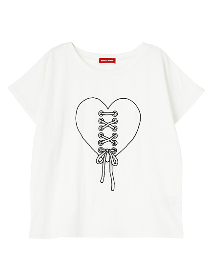 ハートスピンドルTシャツ