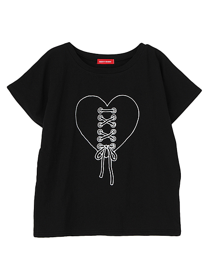 ハートスピンドルTシャツ