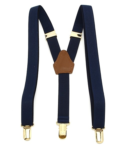 【KIDS雑貨】無地ゴムサスペンダー