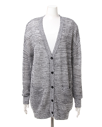 【鈴木えみ さん着用】メッシュロングカーディガン